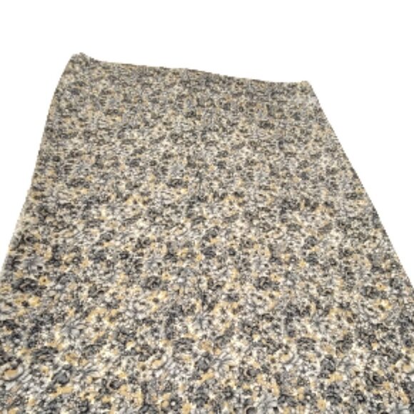 Sewing Fabric in Grey flowers for Cushion Covers Totes TableCloth Curtains Decor - Picture 1 of 8
